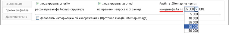 ��������� �������� Sitemap �� �����