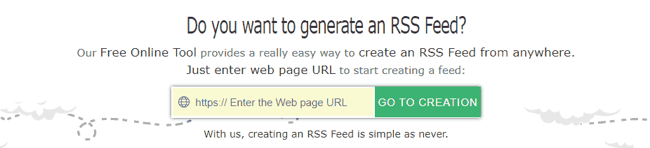 bitter Sanselig auditorium Create RSS Feed - Free RSS Feed Generator for any Website