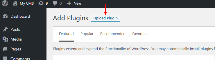 Plugin installation